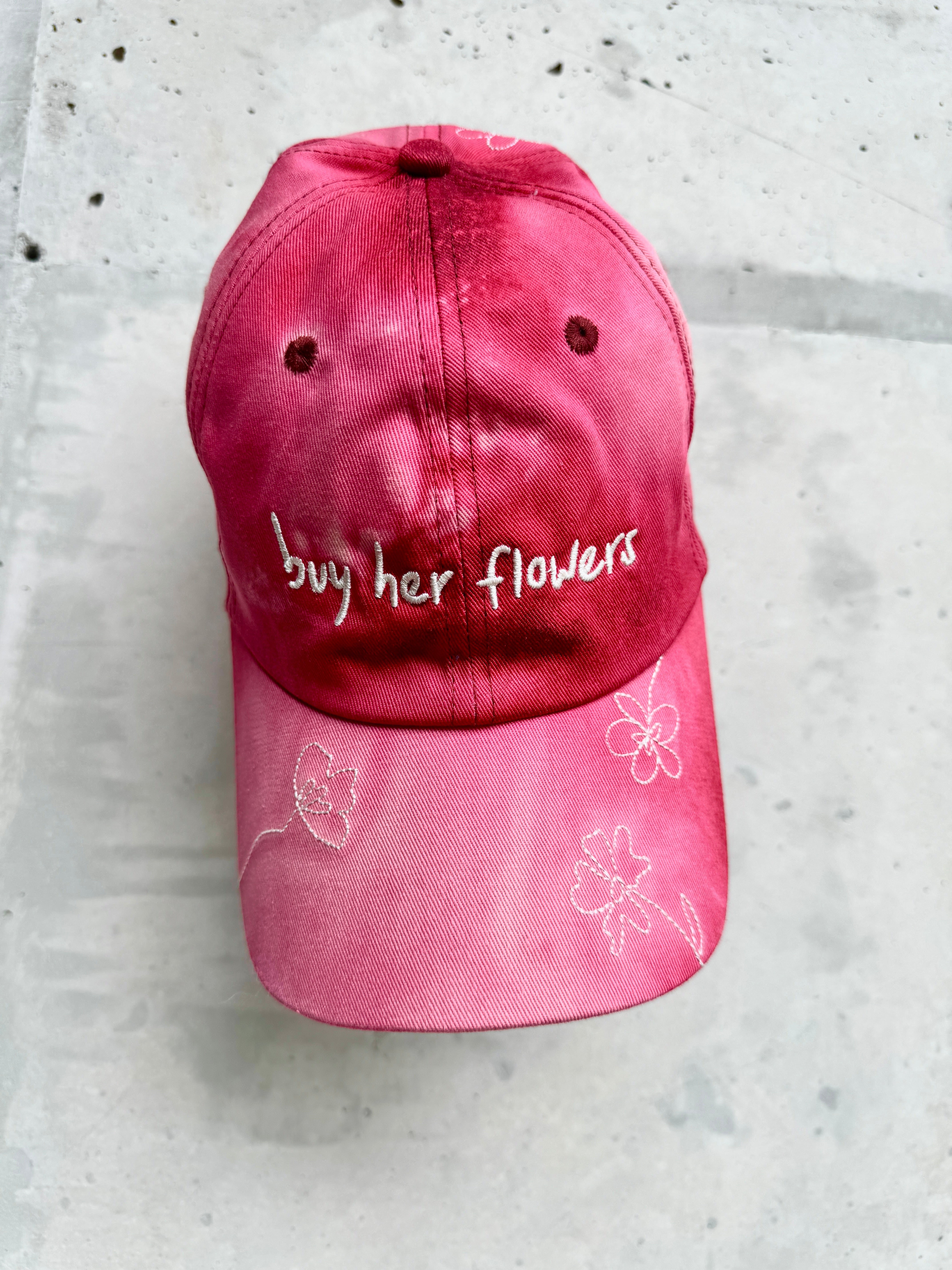 "BUY HER FLOWERS" CAP