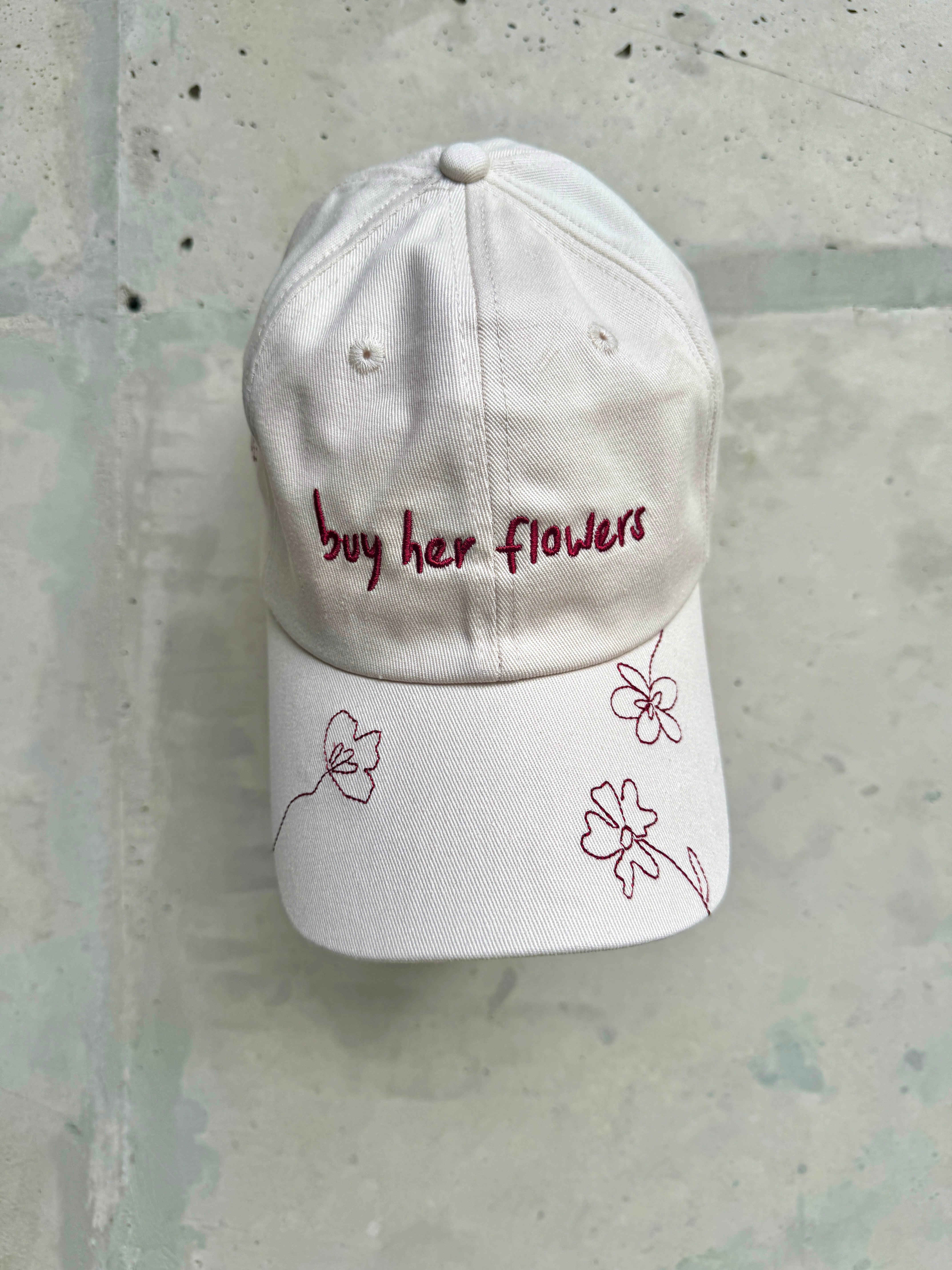 "BUY HER FLOWERS" CAP